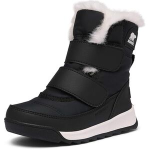 Sorel Black Winter Boots with Faux Fur Trim